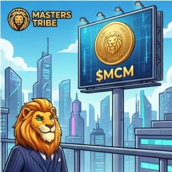 $MCM billboard above the city