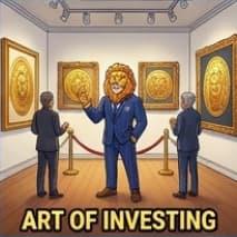 Lions at a medallion gallery opening